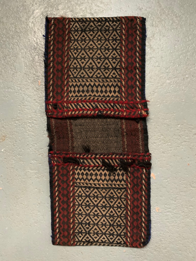 Louristan or Gashgai miniature panier khorjian (51 x 23cm)