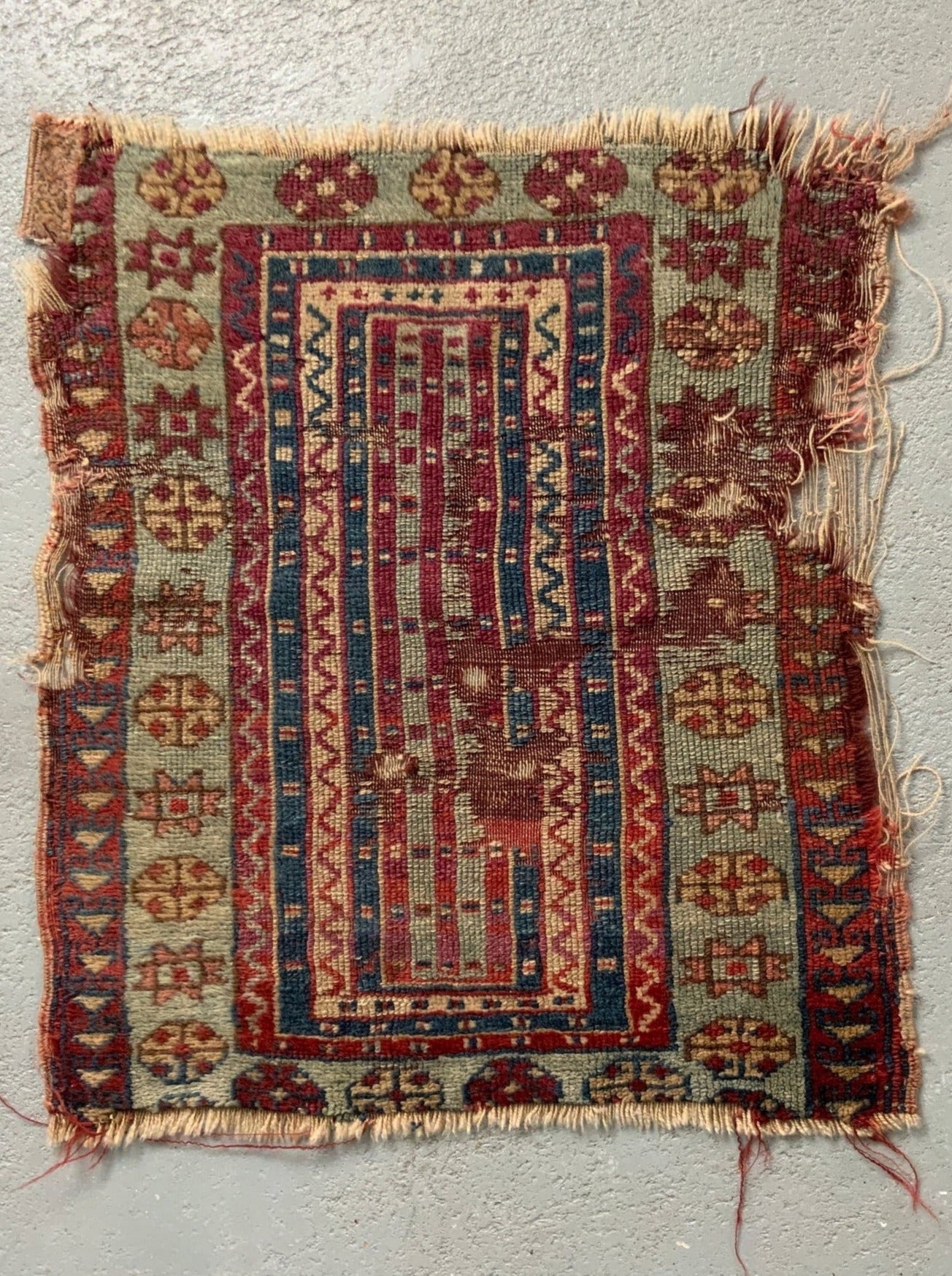 Turkish antique small yastik (68 x 61cm) *AF