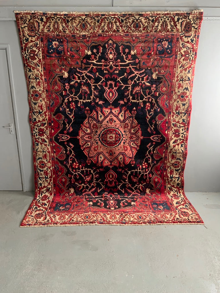 Bactiari carpet with medallion design (306 x 220cm)