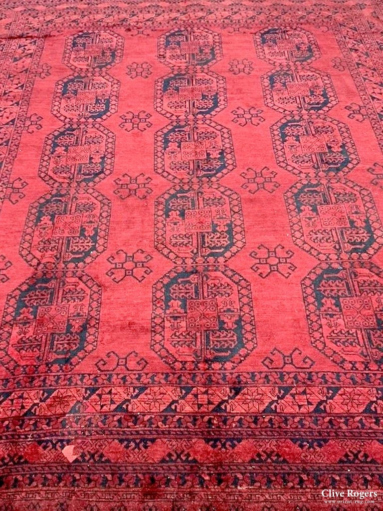 Afghan Ersari Carpet (372 X 302Cm) Carpet