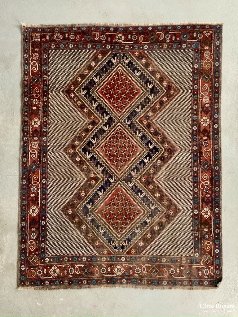 Afshar Vintage Rug (193 X 147Cm) Rug
