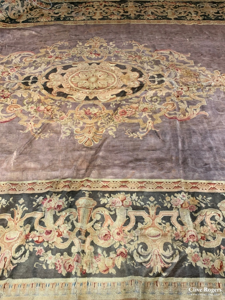 French Savonnerie Oversize Carpet (742 X 447Cm) Oversize Carpet