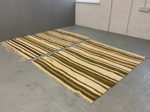 Pair of Turkish heavy wool plainweave kilims (190 x 150cm) [2]