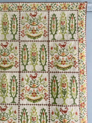 European needlework rug (170 x 111cm)