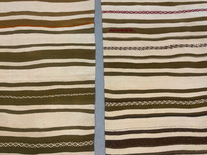 Pair of Turkish heavy wool plainweave kilims (190 x 150cm) [2]