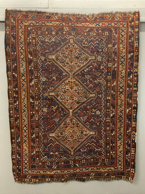 Khamseh 'morghi' rug (217 x 168cm)