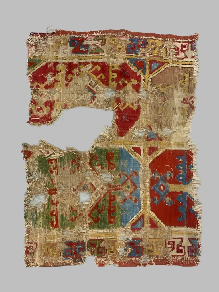 Anatolian Konya / Capadocian antique rug fragment (112 x 79cm)