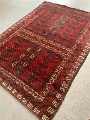 Turkmen antique Ersari ensi rug (244 x 170cm)