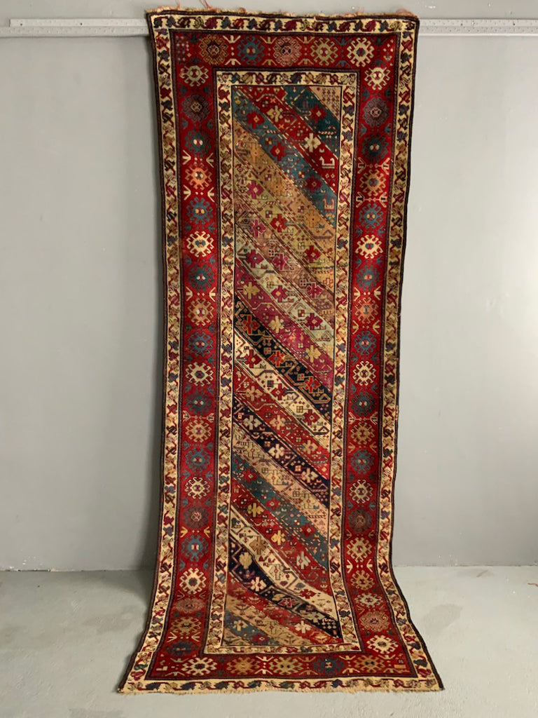 Southern Caucasus antique long rug (310 x 108cm)
