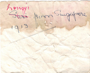 Sumatran Minangkabau silk / gilt selendang (258 x 83cm)