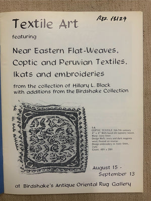 Wheeler, Donald. TEXTILE ART