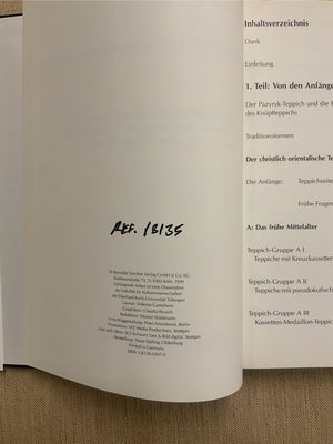 Gantzhorn,Volkmar. DER CHRISTLICH ORIENTALISCHE TEPPICH