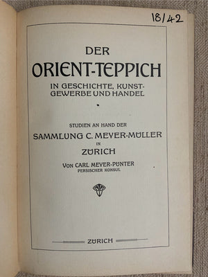 Der Orient Teppish: Weyer-Pünter