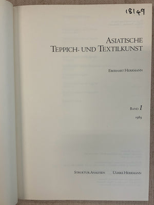 Asiatische Teppich und Textilkunst / Band 1: Herrman, Eberhart