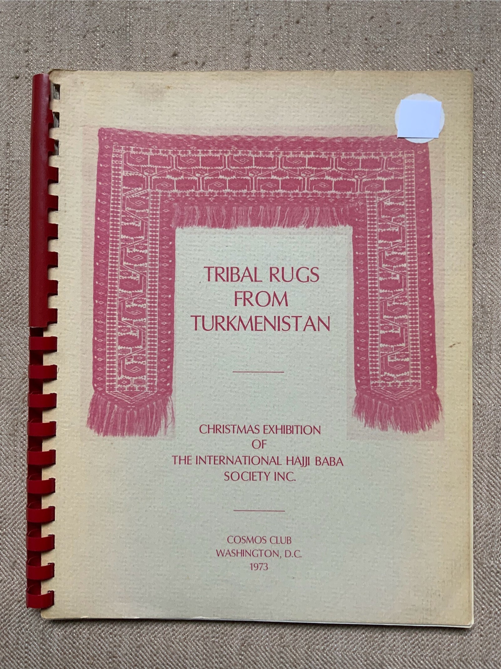 Tribal Rugs from Turkmenistan. Exhibition catalogue 1973