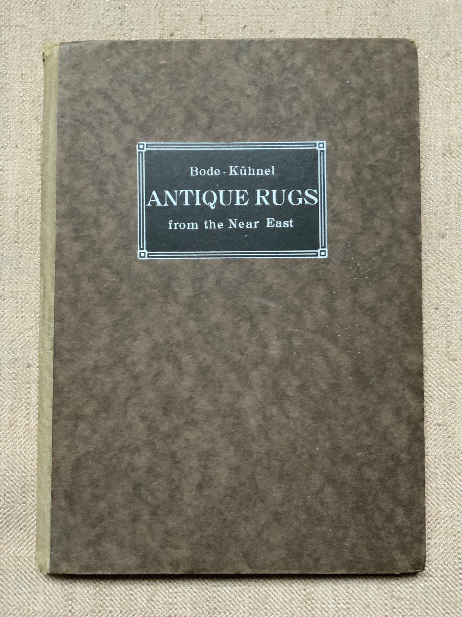 Bode & Kuhnel, Antique Rugs from the Near East. 1922