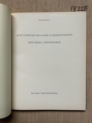 Alte Teppiche der Firma L. Bernheimer