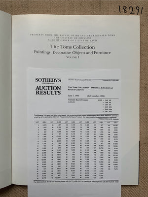 The Toms Collection Vol I • Sotheby's 7 Jun 1995