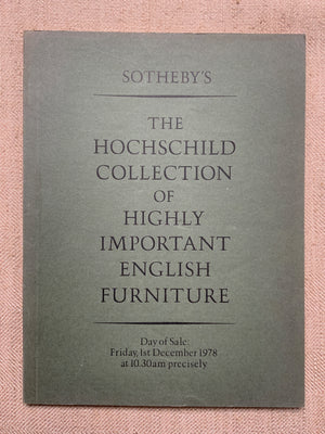 Sotheby's The Hochschild Collection Dec. 1978