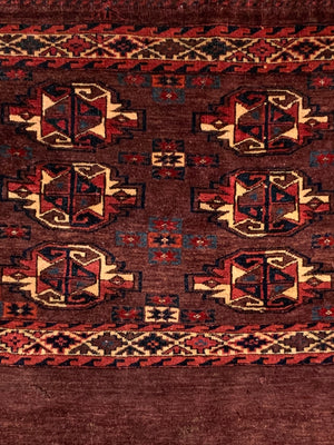 Turkmen Yomut antique chuval bagface (122 x 76cm)