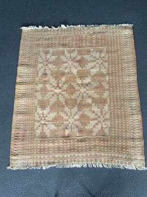 Indian or Yazd vintage cotton doubleweave (135 x117cm)