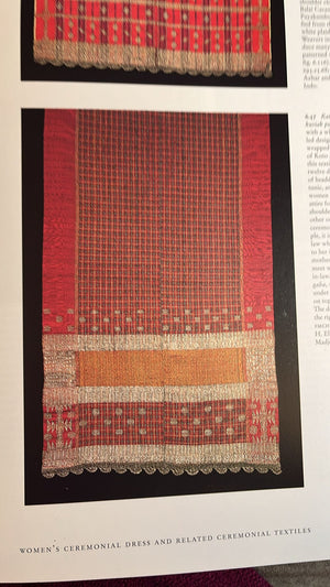 Sumatran Minangkabau silk / gilt selendang (258 x 83cm)