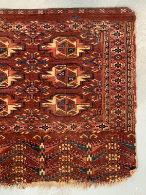 Turkmen Kizil Ayak antique chuval bagface (74 x 117cm)