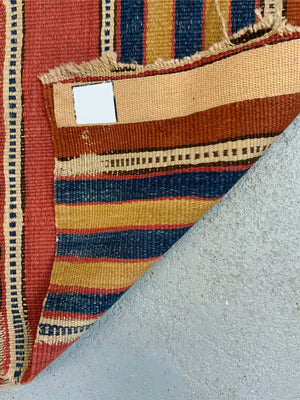 Turkish Cappadocian antique flatweave (396 x 141cm) AF*