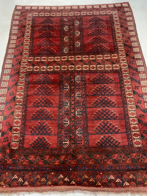 Turkmen antique Ersari ensi rug (244 x 170cm)