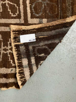 Turkish Sirt vintage rug (196 x 99cm) *AF