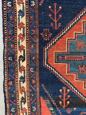 Kurdish Hamadan antique village rug (202 x 130cm) *AF