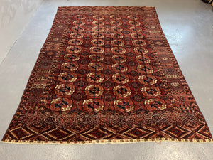Antique Turkmen Tekke small carpet (276 x 206cm)