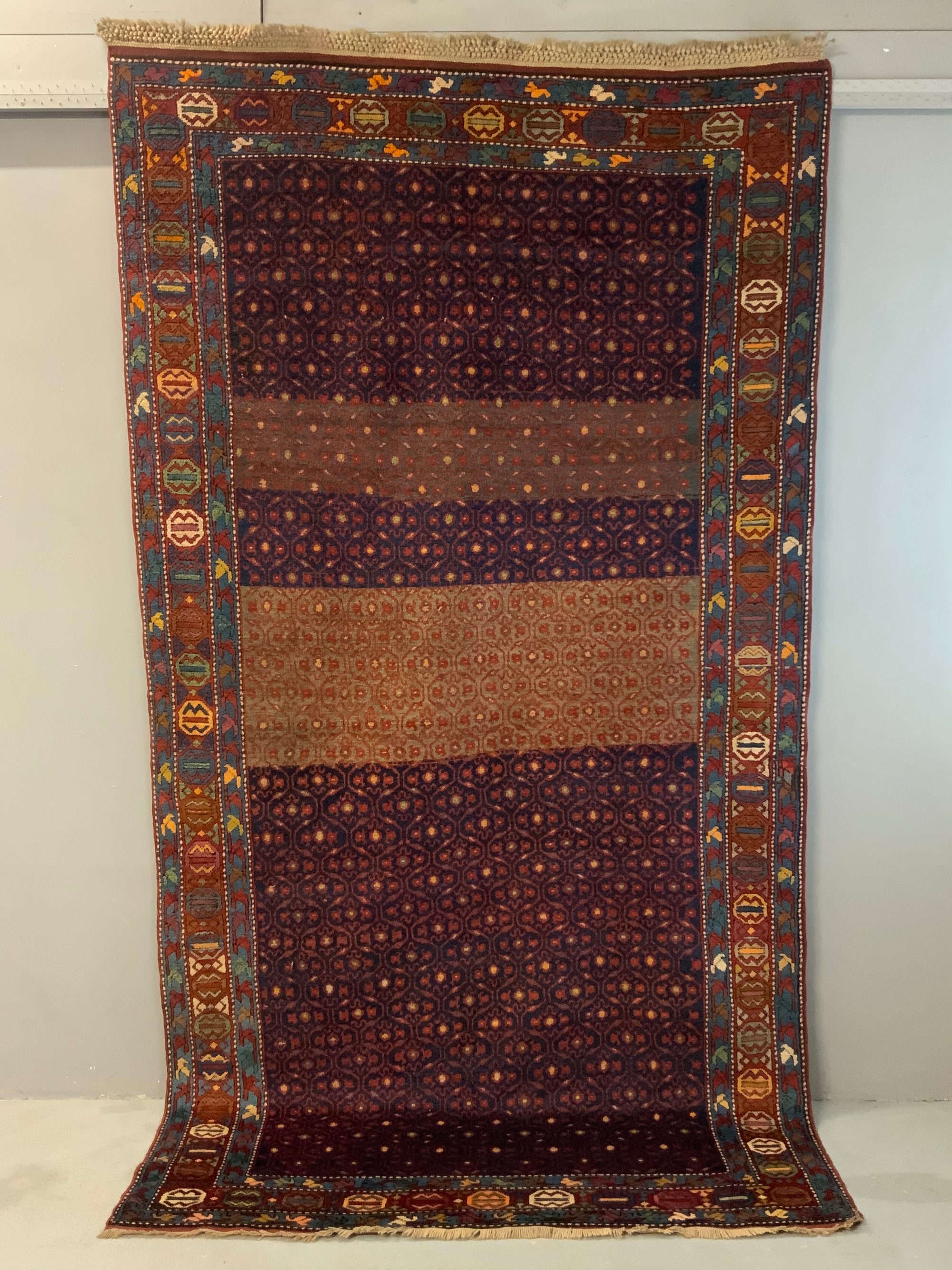 South Caucasian vintage Kazak long rug (290 x 158cm)