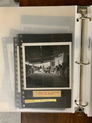 Photographic collection of North Indian rug making in 1940s