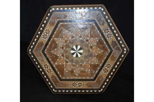 Spanish  Andalusian antique marquetry small table
