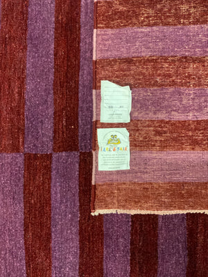 Indian two-tone contemporary design rug (253 x 165cm)