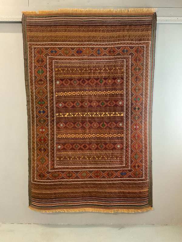 Khorossan or Afghan Balouch modern fine flatweave (216 x 145cm) - Clive ...