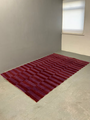 Indian two-tone contemporary design rug (253 x 165cm)