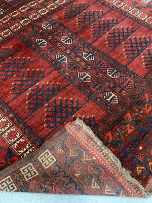 Turkmen antique Ersari ensi rug (244 x 170cm)