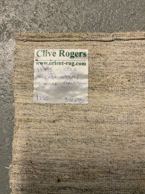 Turkish lightweight cotton / goat hair plainweave coverlet (326 x 180cm)