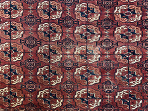 Antique Turkmen Tekke small carpet (276 x 206cm)