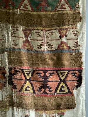 Turkish Anatolian Saçikara / Isparta kilim fragment (390 x 140cm)