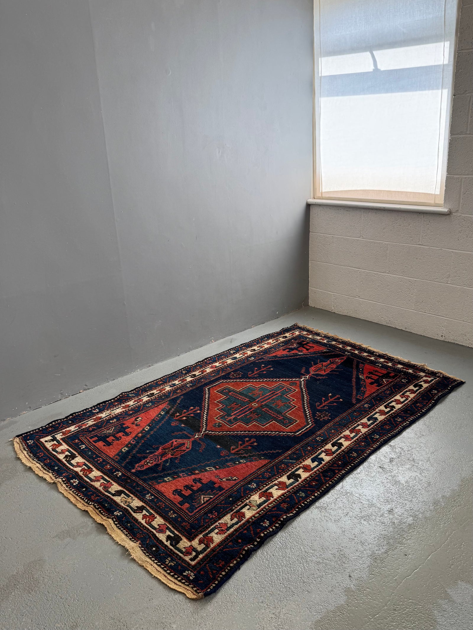 Kurdish Hamadan antique village rug (202 x 130cm) *AF