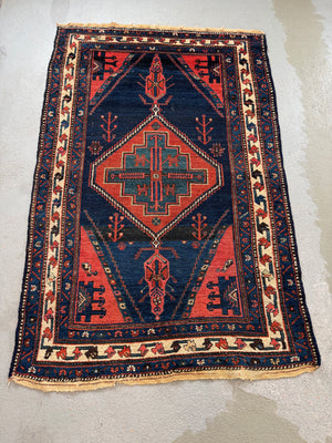 Kurdish Hamadan antique village rug (202 x 130cm) *AF