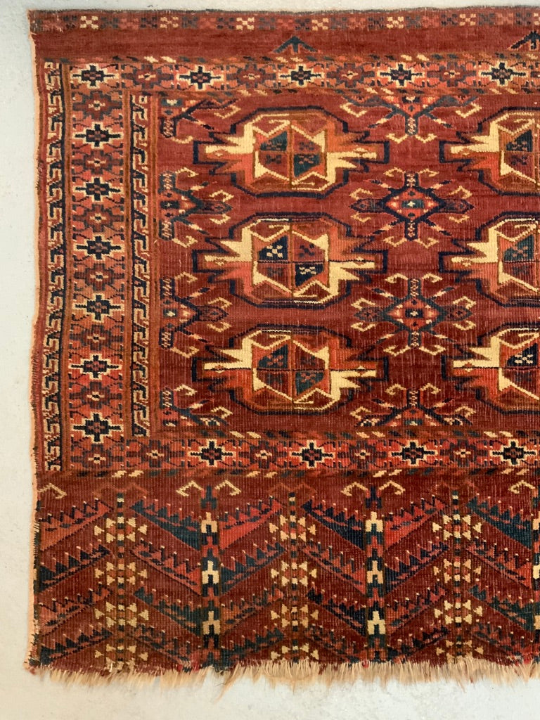 Turkmen Kizil Ayek antique chuval bagface (74 x 117cm)