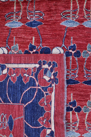 Chobi Art Nouveau design carpet (315 x 257cm)