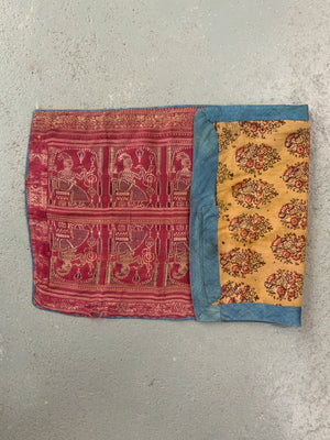 Murshidabad antique Bengal silk brocade fragment (60 x 32cm)