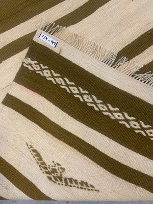 Pair of Turkish heavy wool plainweave kilims (190 x 150cm) [2]