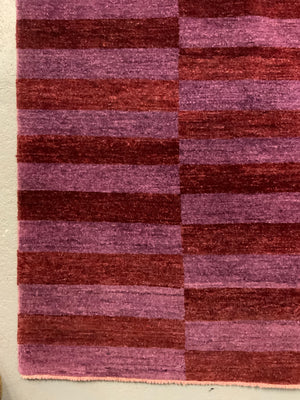 Indian two-tone contemporary design rug (253 x 165cm)