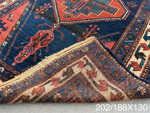 Kurdish Hamadan antique village rug (202 x 130cm) *AF
